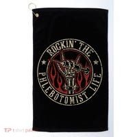 Rockin The Phlebotomist Life Phlebotomy Technician Golf Towel thumb 0