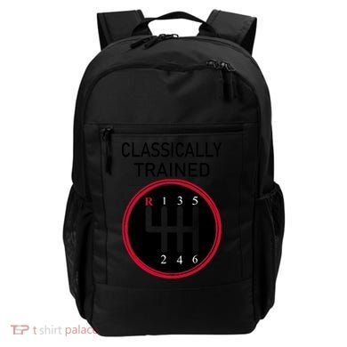 Racing Three Pedals Classically Trained Ual Transmission Gift Backpack