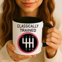 Racing Three Pedals Classically Trained Ual Transmission Gift Coffee Mug thumb 3