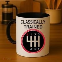 Racing Three Pedals Classically Trained Ual Transmission Gift Coffee Mug thumb 4