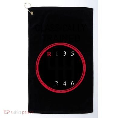 Racing Three Pedals Classically Trained Ual Transmission Gift Golf Towel