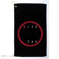 Racing Three Pedals Classically Trained Ual Transmission Gift Golf Towel thumb 0