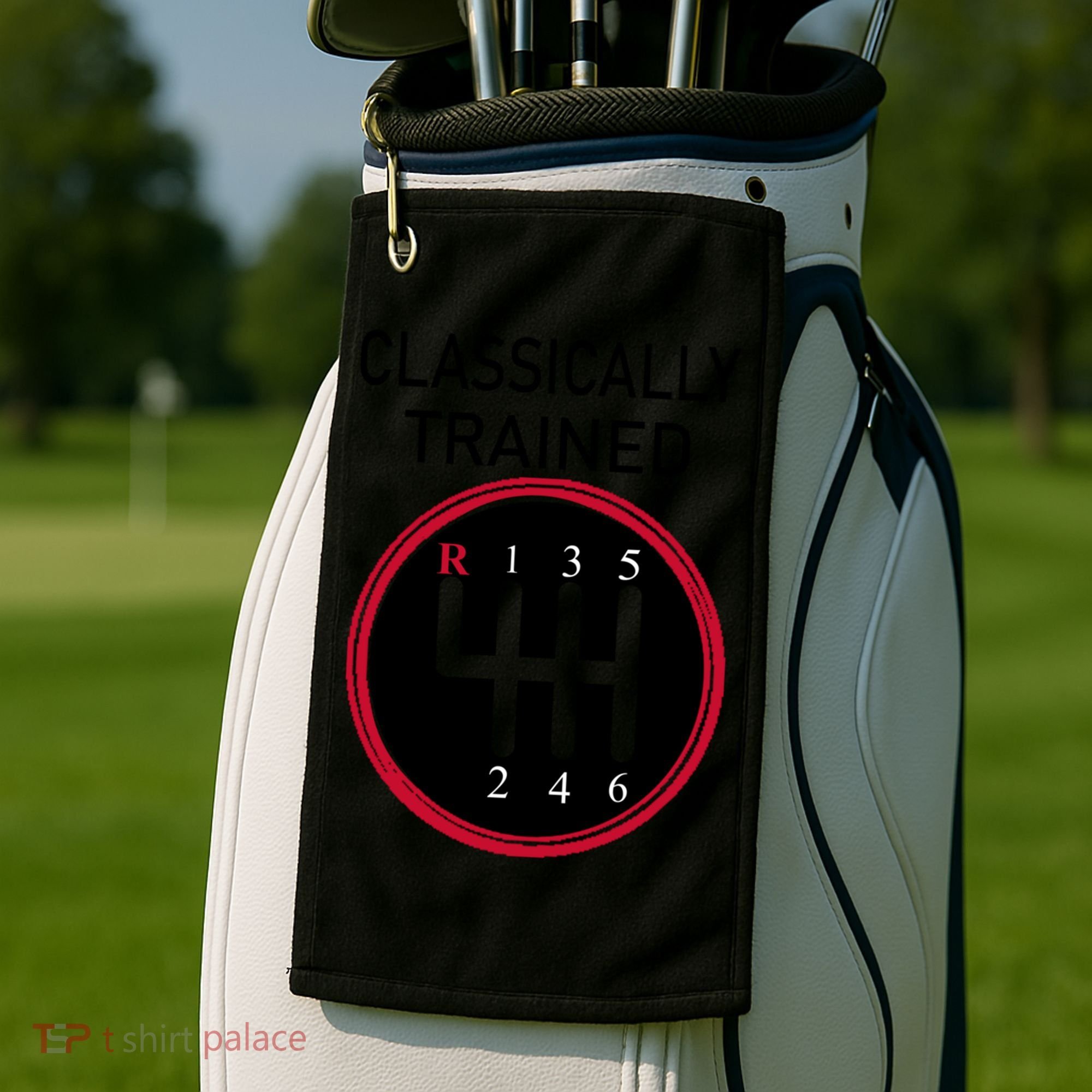 Racing Three Pedals Classically Trained Ual Transmission Gift Golf Towel