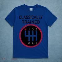Racing Three Pedals Classically Trained Ual Transmission Gift T-Shirt thumb 5