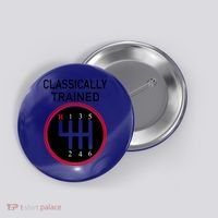 Racing Three Pedals Classically Trained Ual Transmission Gift Button thumb 0