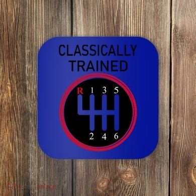 Racing Three Pedals Classically Trained Ual Transmission Gift Coaster