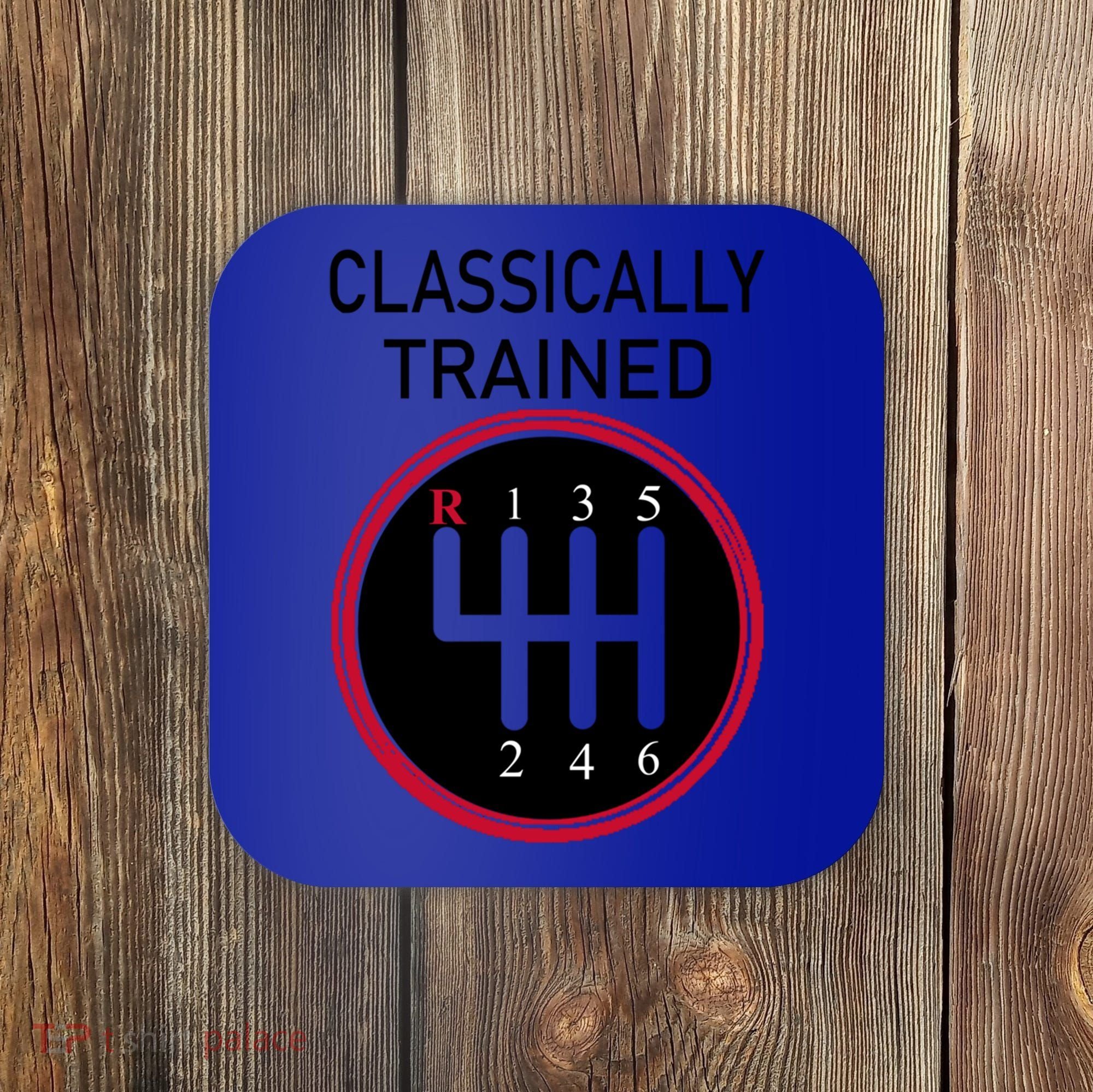 Racing Three Pedals Classically Trained Ual Transmission Gift Coaster
