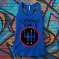 Racing Three Pedals Classically Trained Ual Transmission Gift Women's Tank Top thumb 3