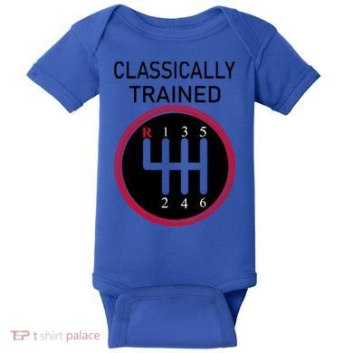 Racing Three Pedals Classically Trained Ual Transmission Gift Baby Bodysuit