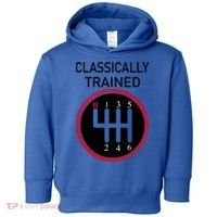 Racing Three Pedals Classically Trained Ual Transmission Gift Toddler Hoodie thumb 0