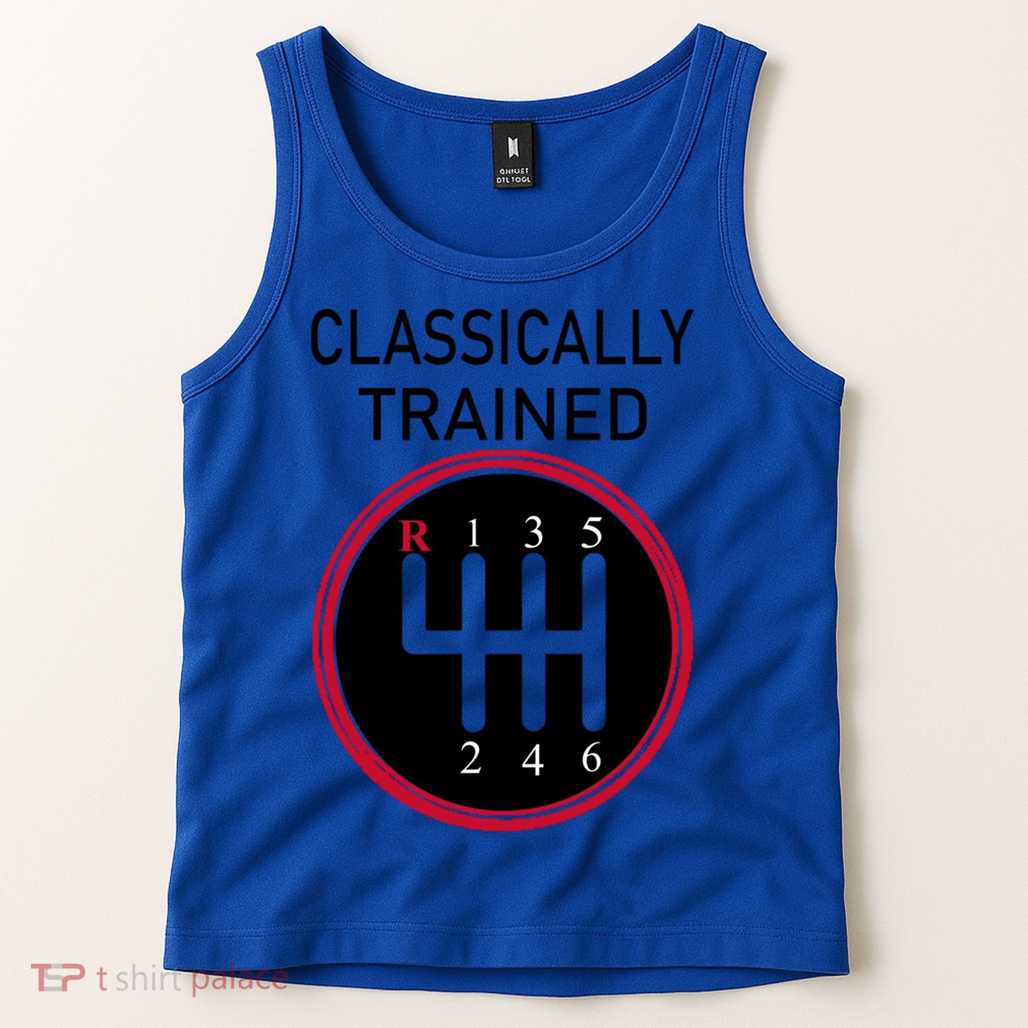 Racing Three Pedals Classically Trained Ual Transmission Gift Tank Top