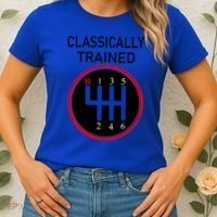 Racing Three Pedals Classically Trained Ual Transmission Gift Women's T-Shirt thumb 2