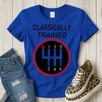 Racing Three Pedals Classically Trained Ual Transmission Gift Women's T-Shirt thumb 3