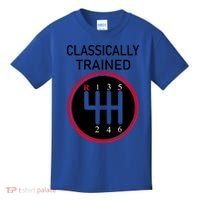 Racing Three Pedals Classically Trained Ual Transmission Gift Kids T-Shirt thumb 0