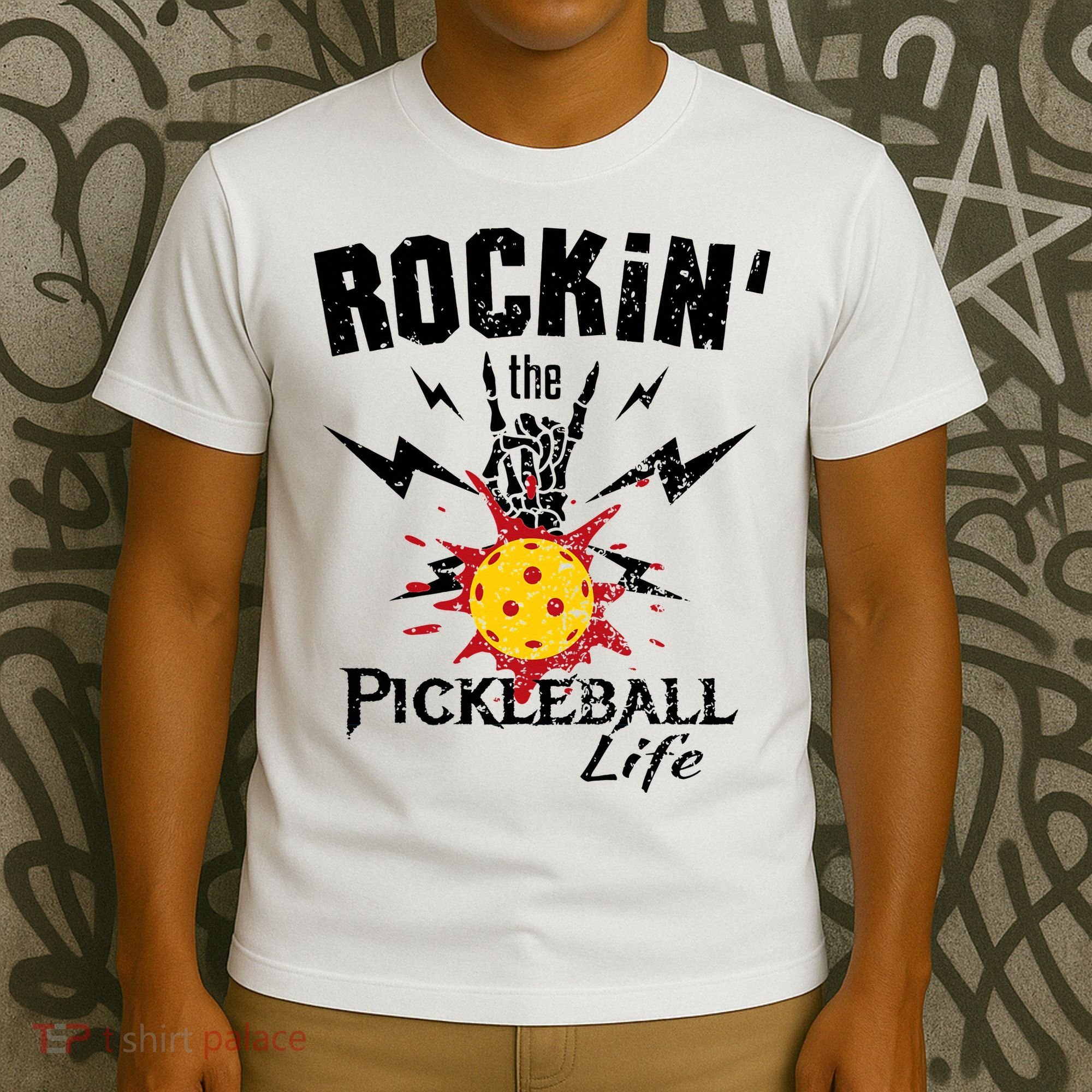 Rockin' the Pickleball Life Vintage T-Shirt
