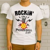 Rockin' the Pickleball Life Vintage T-Shirt thumb 6
