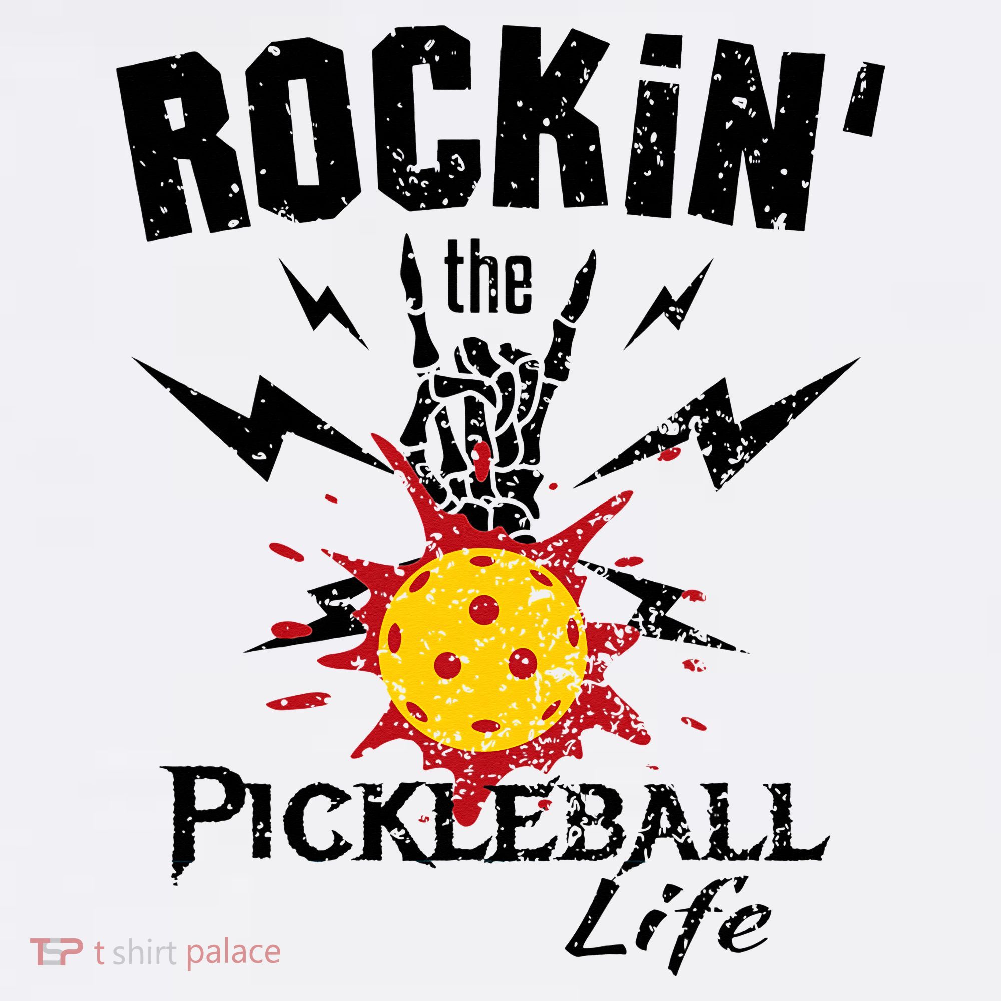 Rockin' the Pickleball Life Vintage T-Shirt