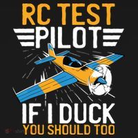 Rc Test Pilot If I Duck You Should Too Model Aircraft Pilot Apron thumb 3