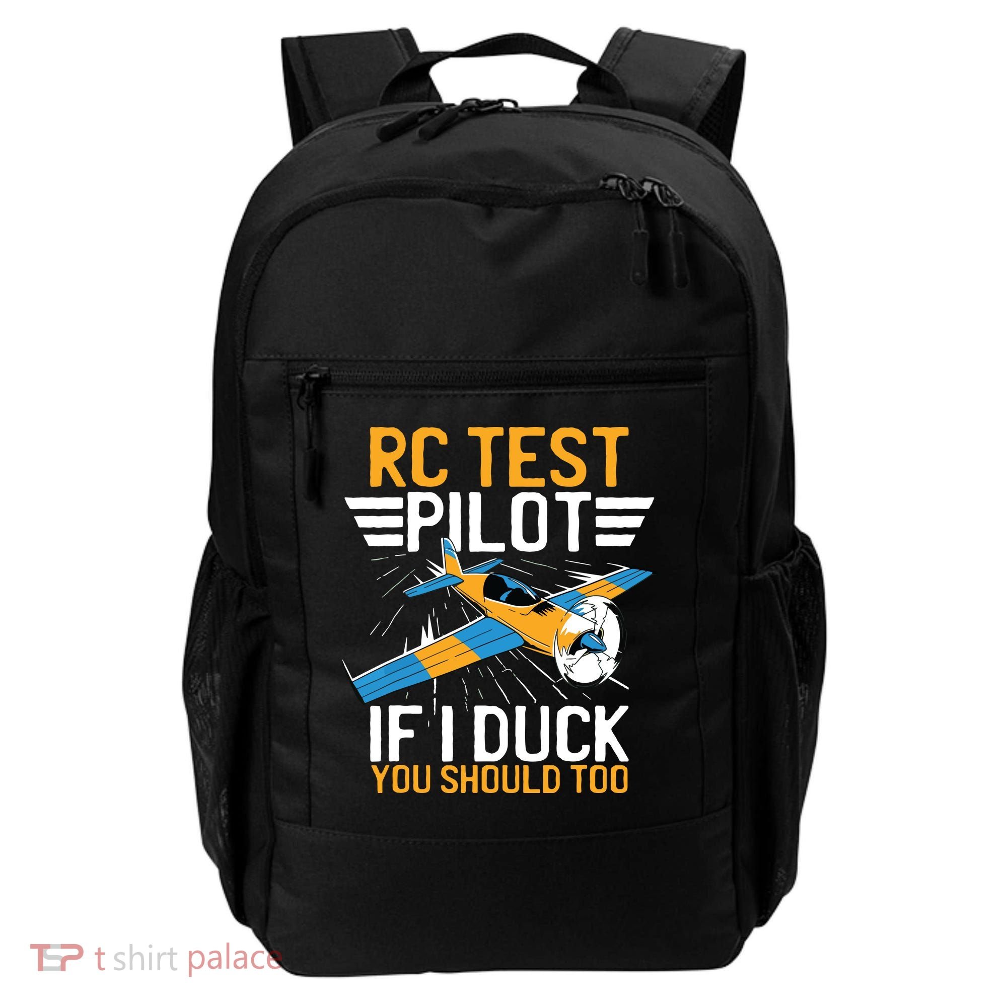 Rc Test Pilot If I Duck You Should Too Model Aircraft Pilot Backpack