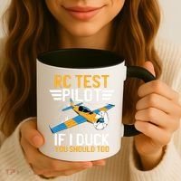 Rc Test Pilot If I Duck You Should Too Model Aircraft Pilot Coffee Mug thumb 3