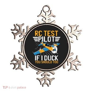 Rc Test Pilot If I Duck You Should Too Model Aircraft Pilot Ornament