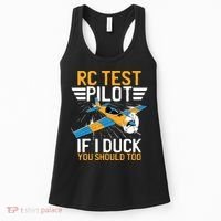 Rc Test Pilot If I Duck You Should Too Model Aircraft Pilot Women's Tank Top thumb 0