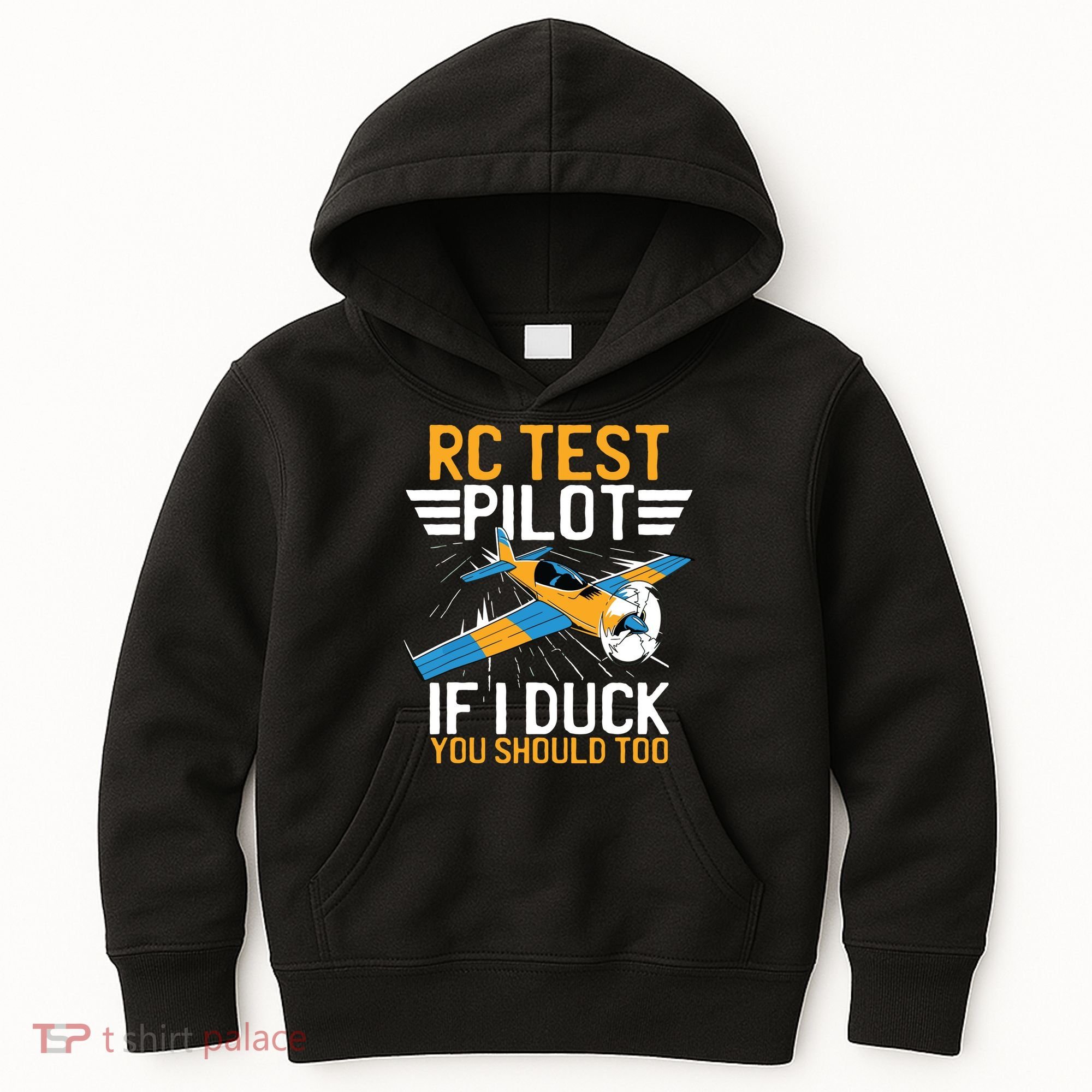Rc Test Pilot If I Duck You Should Too Model Aircraft Pilot Kids Hoodie