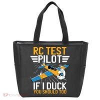 Rc Test Pilot If I Duck You Should Too Model Aircraft Pilot Tote Bag thumb 0