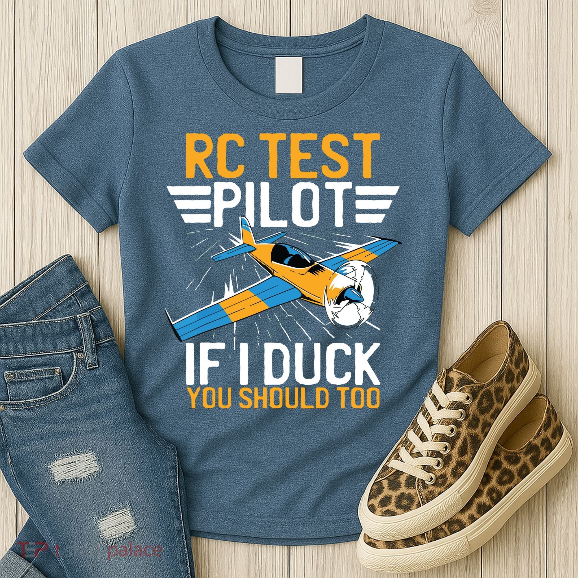 Rc Test Pilot If I Duck You Should Too Model Aircraft Pilot Women's T-Shirt
