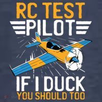 Rc Test Pilot If I Duck You Should Too Model Aircraft Pilot Women's T-Shirt thumb 6