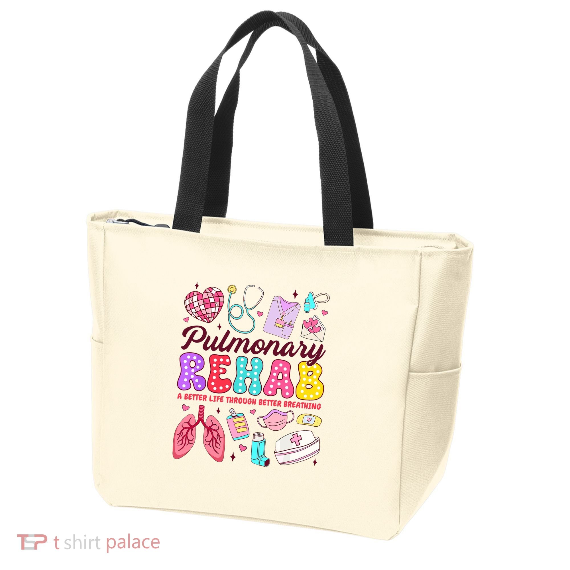Respiratory Therapist Pulmonary Rehab Rehabilitation Tote Bag