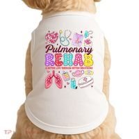 Respiratory Therapist Pulmonary Rehab Rehabilitation Doggie Tank thumb 0
