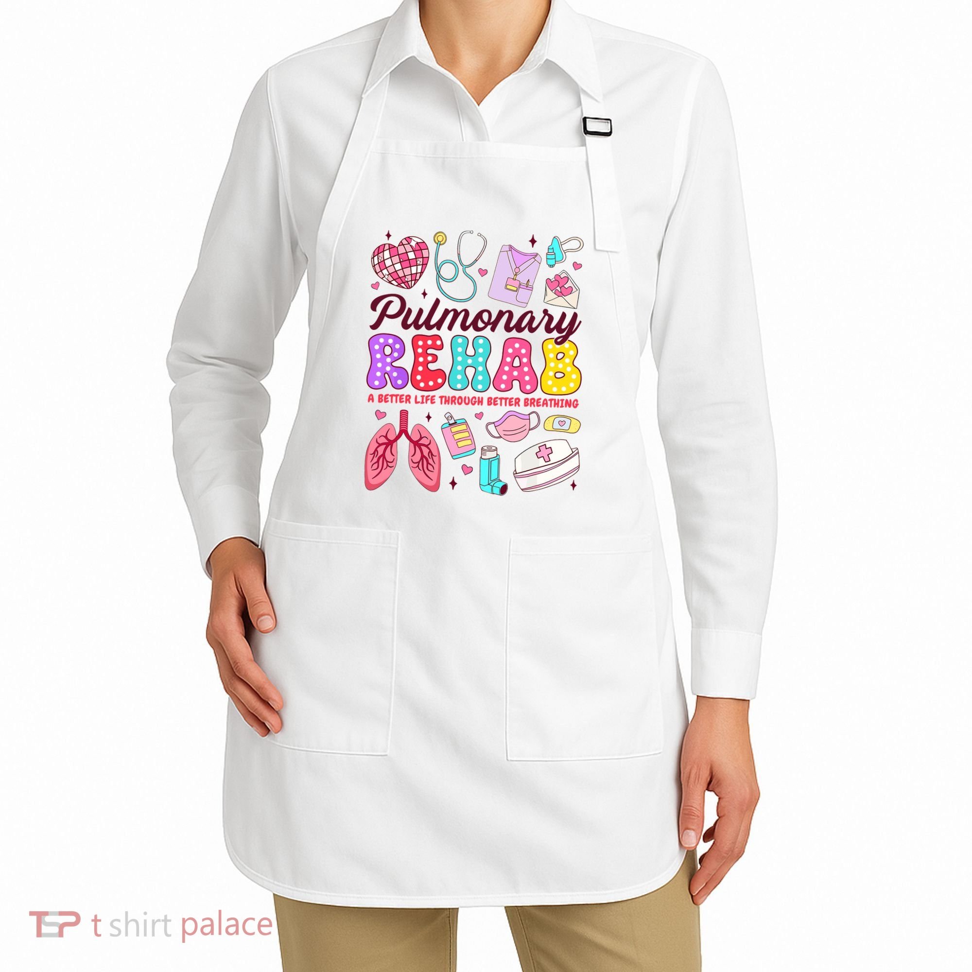 Respiratory Therapist Pulmonary Rehab Rehabilitation Apron