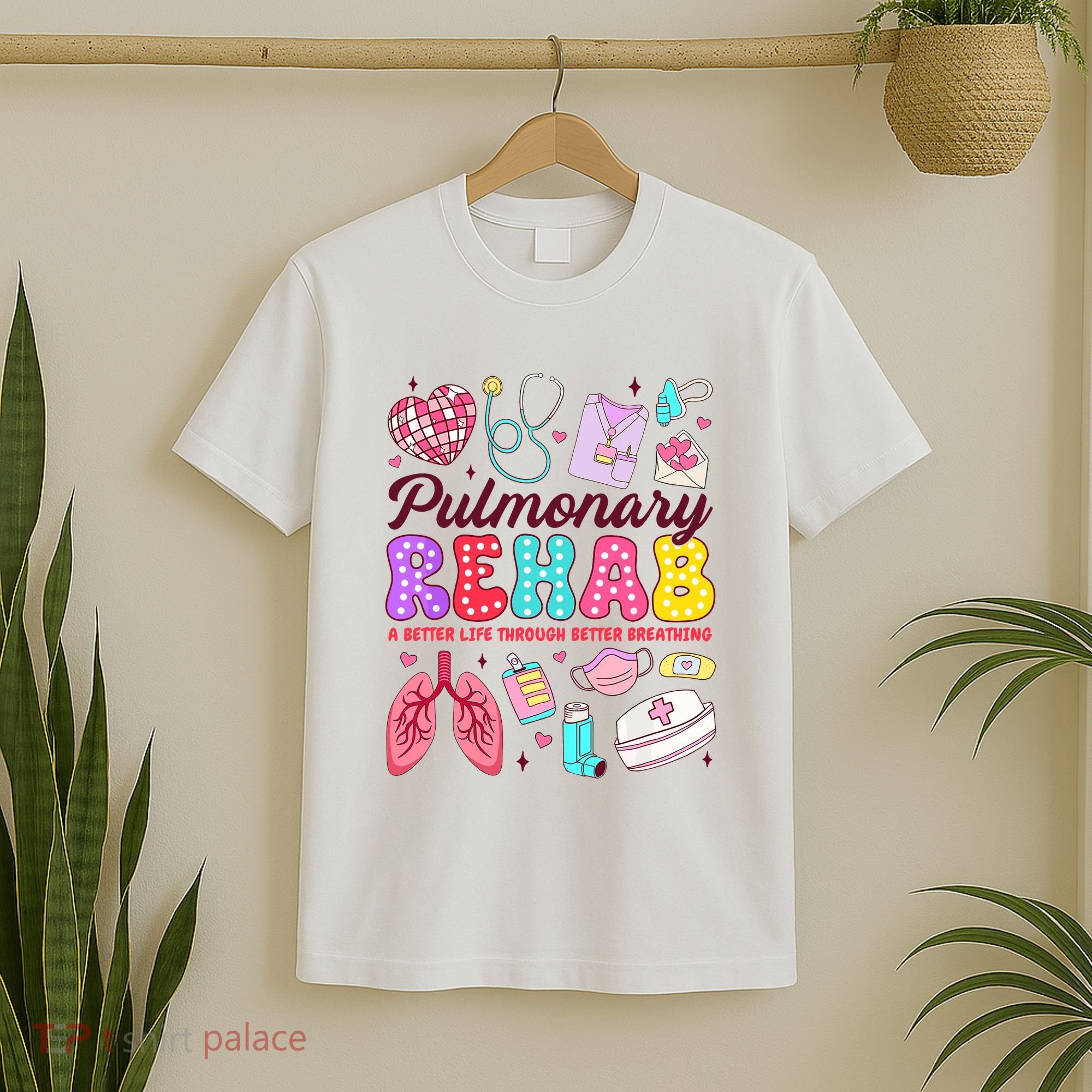 Respiratory Therapist Pulmonary Rehab Rehabilitation T-Shirt