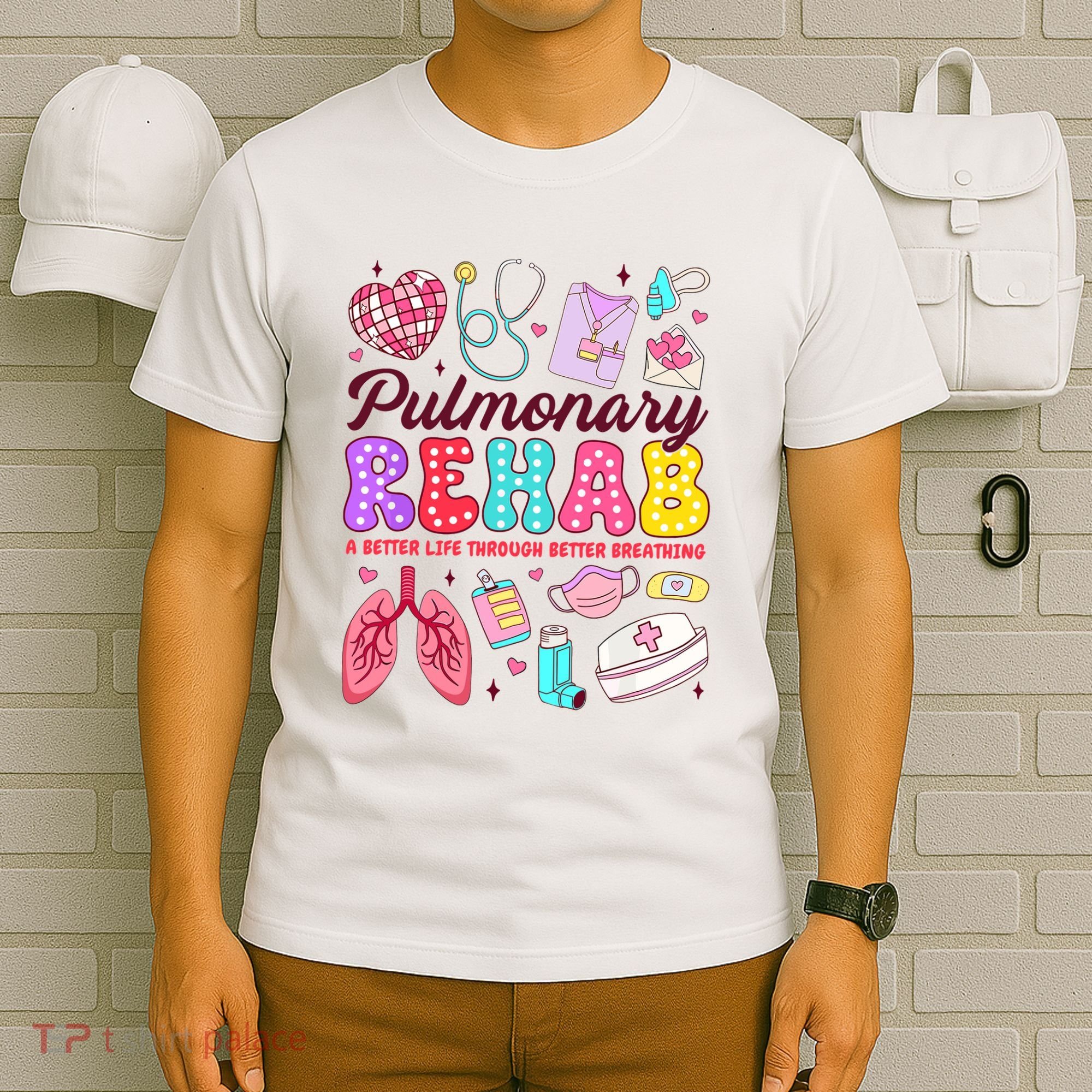 Respiratory Therapist Pulmonary Rehab Rehabilitation T-Shirt