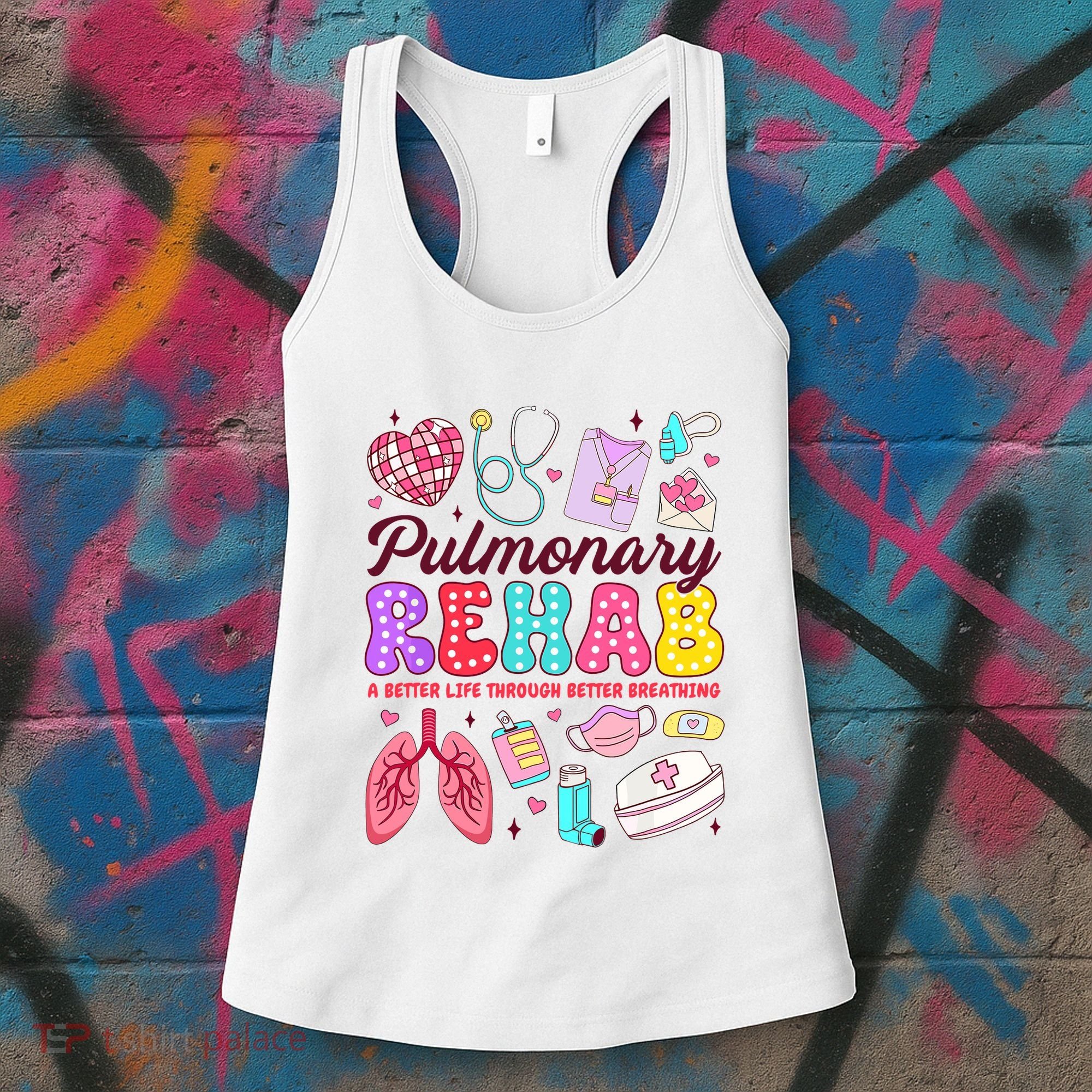 Respiratory Therapist Pulmonary Rehab Rehabilitation Women's Tank Top