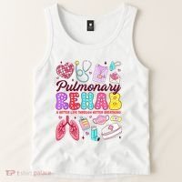 Respiratory Therapist Pulmonary Rehab Rehabilitation Tank Top thumb 2