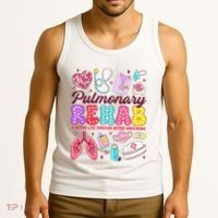Respiratory Therapist Pulmonary Rehab Rehabilitation Tank Top thumb 3