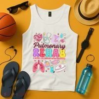 Respiratory Therapist Pulmonary Rehab Rehabilitation Tank Top thumb 4