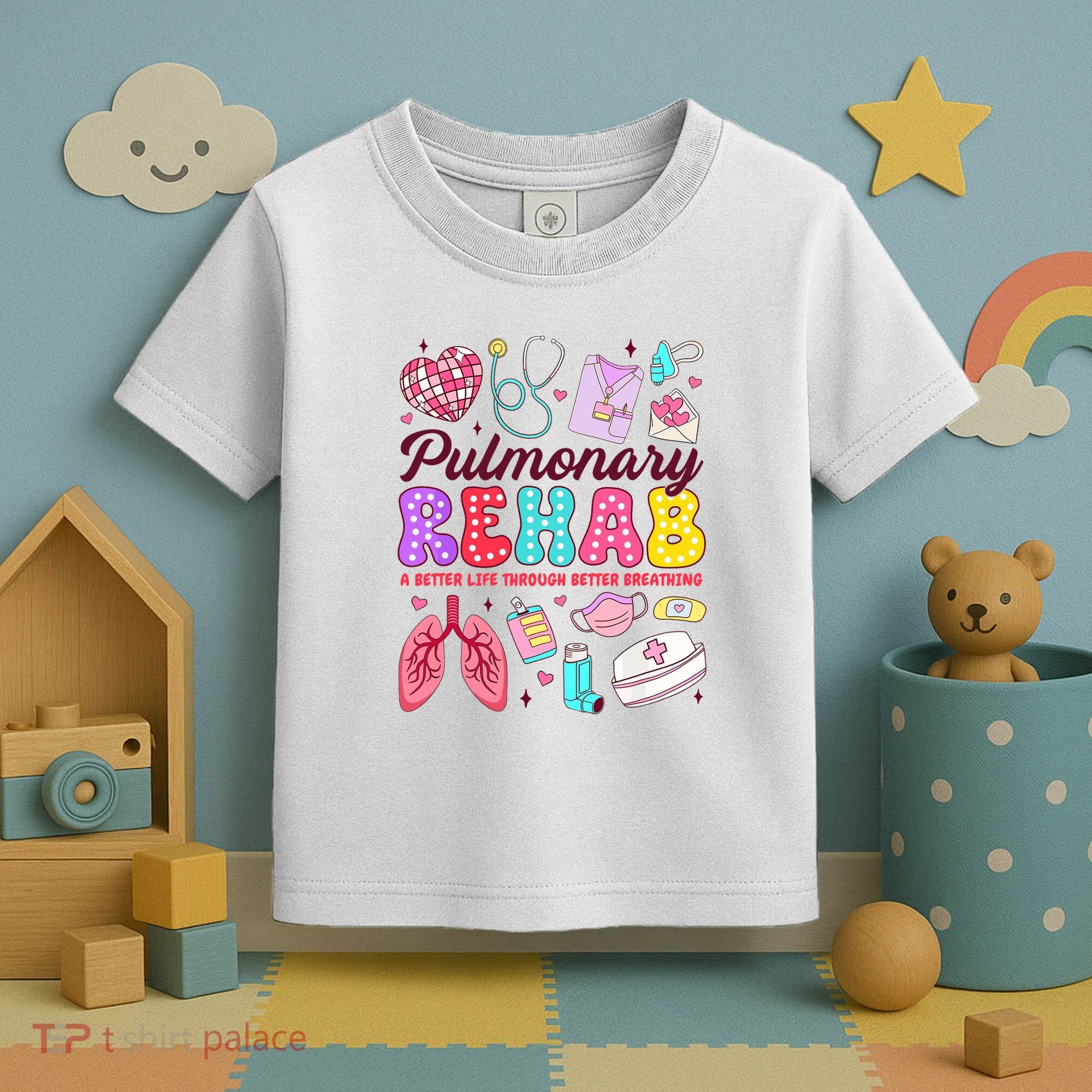 Respiratory Therapist Pulmonary Rehab Rehabilitation Toddler T-Shirt