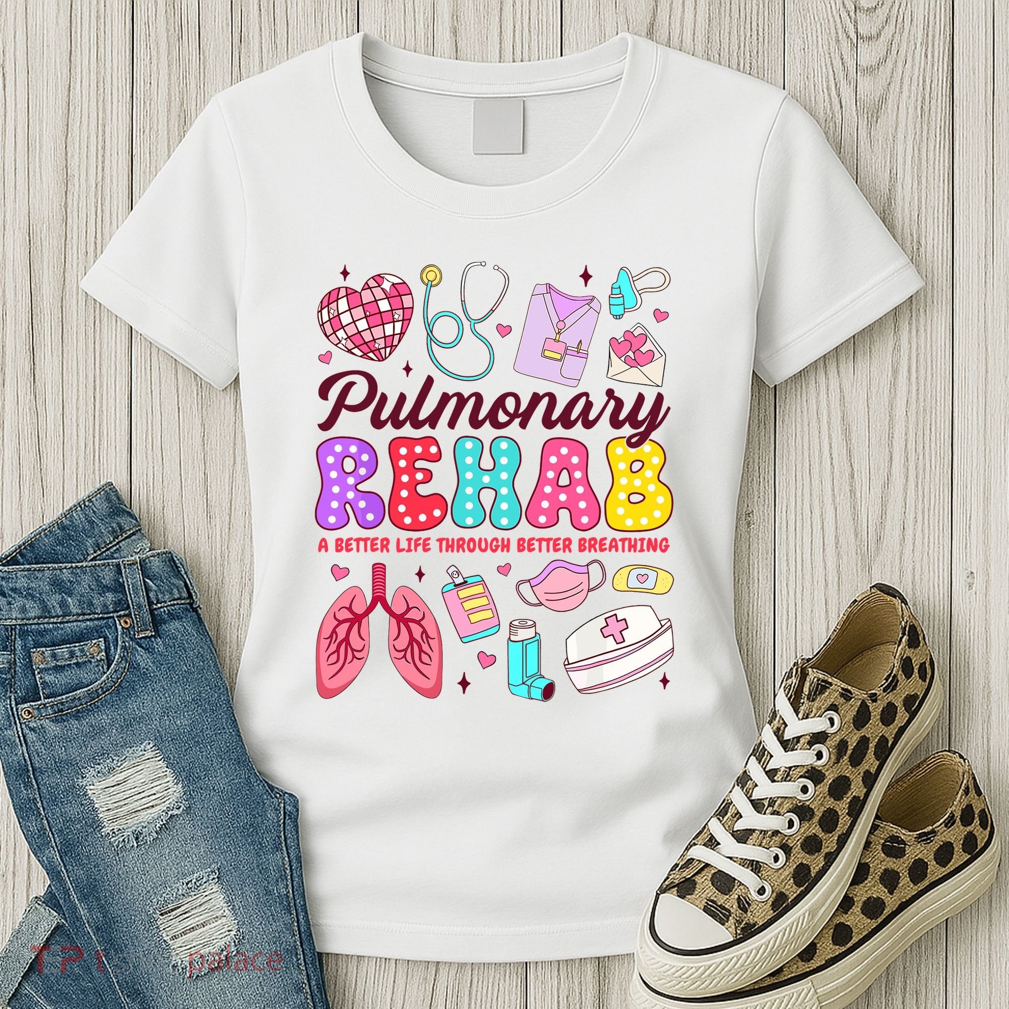 Respiratory Therapist Pulmonary Rehab Rehabilitation Women's T-Shirt