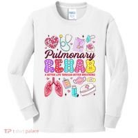 Respiratory Therapist Pulmonary Rehab Rehabilitation Kids Long Sleeve Shirt thumb 0