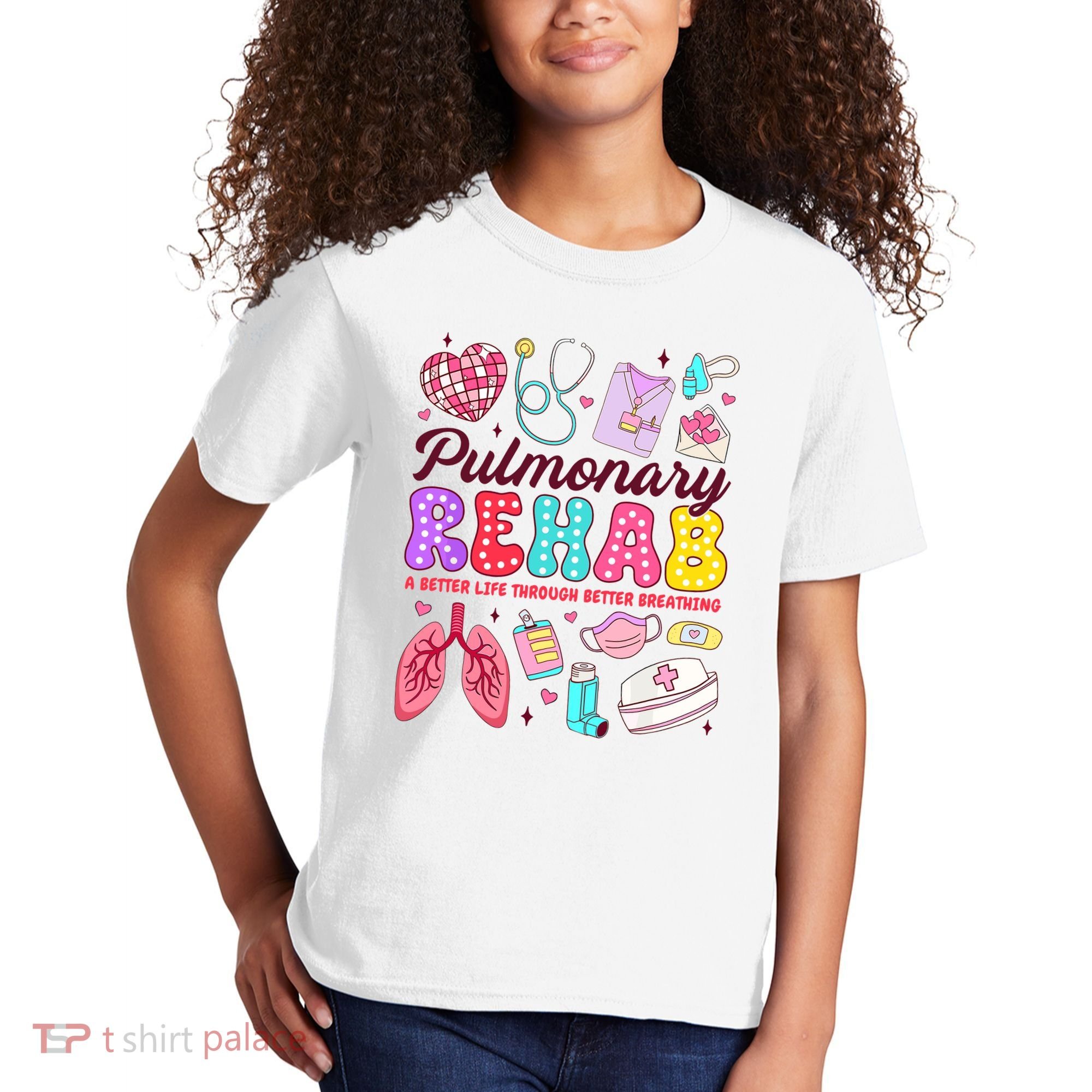Respiratory Therapist Pulmonary Rehab Rehabilitation Kids T-Shirt