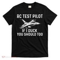 RC Test Pilot If I Duck You Should Too RC Airplane Pilot T-Shirt thumb 0