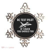 RC Test Pilot If I Duck You Should Too RC Airplane Pilot Ornament thumb 0