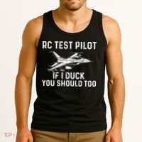 RC Test Pilot If I Duck You Should Too RC Airplane Pilot Tank Top thumb 3