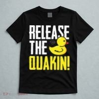 Release The Quackin! Graphic Rubber Duck Funny T-Shirt thumb 5
