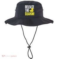 Release The Quackin! Graphic Rubber Duck Funny Bucket Hat thumb 0