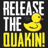 Release The Quackin! Graphic Rubber Duck Funny Beanie thumb 2