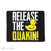 Release The Quackin! Graphic Rubber Duck Funny Mousepad thumb 0